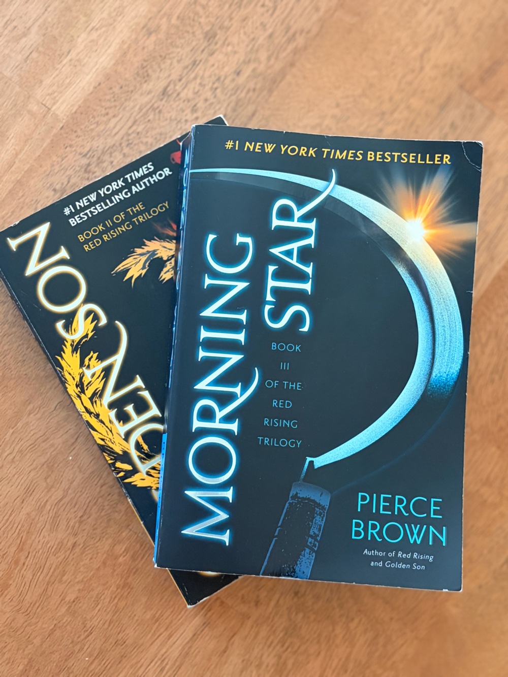 Morning Star Paperback Book - Blue & Gold Cover